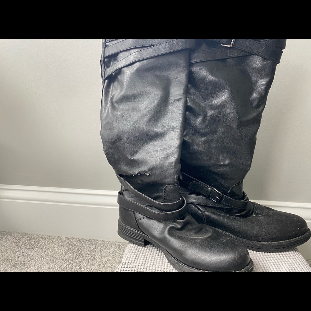 Madden Girl Black Boots